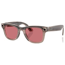 Ray-Ban Meta Wayfarer Smart Glasses Warm Stone Red – Transitions Lens Smart Glasses UAE